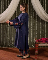 Bright Blue (Stitched 2 Pcs)